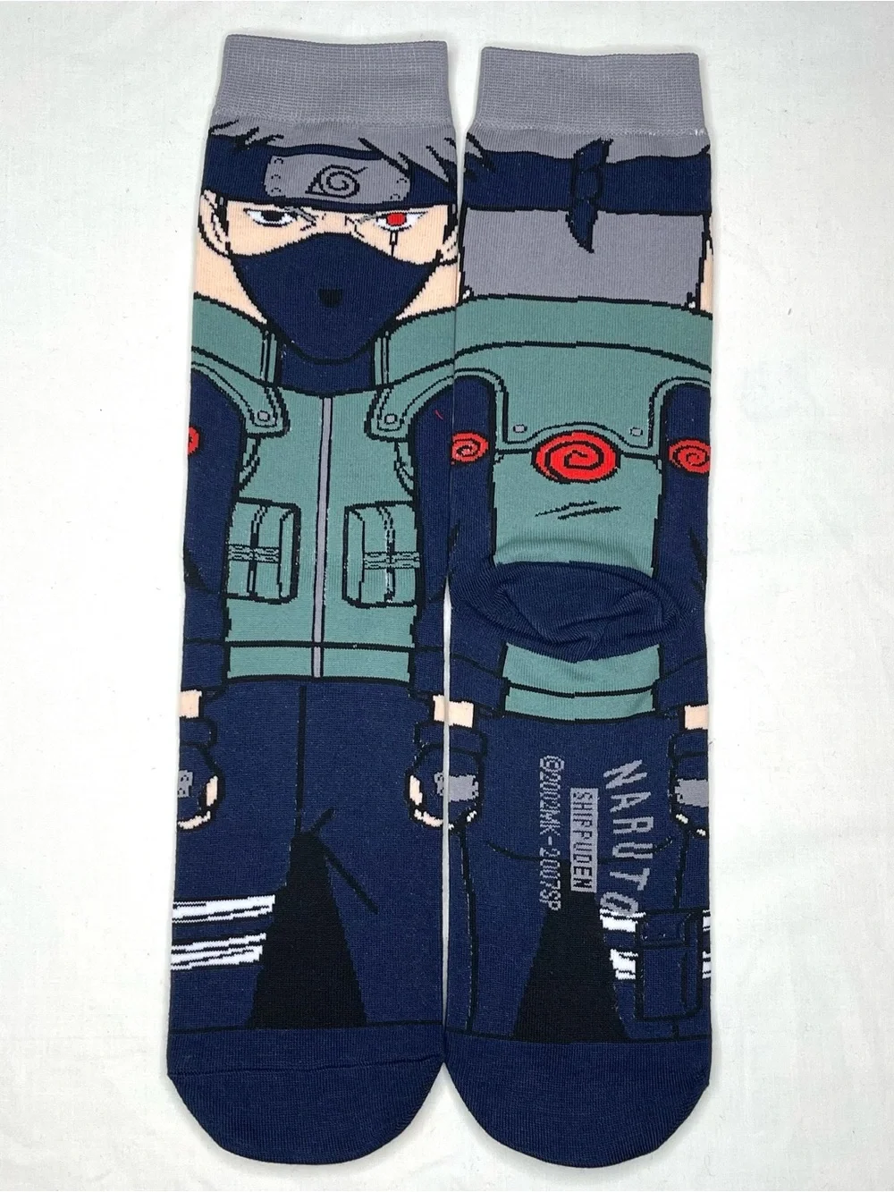 Anime Character Crew Socks Pack - 3 Pairs of Naruto Characters socks